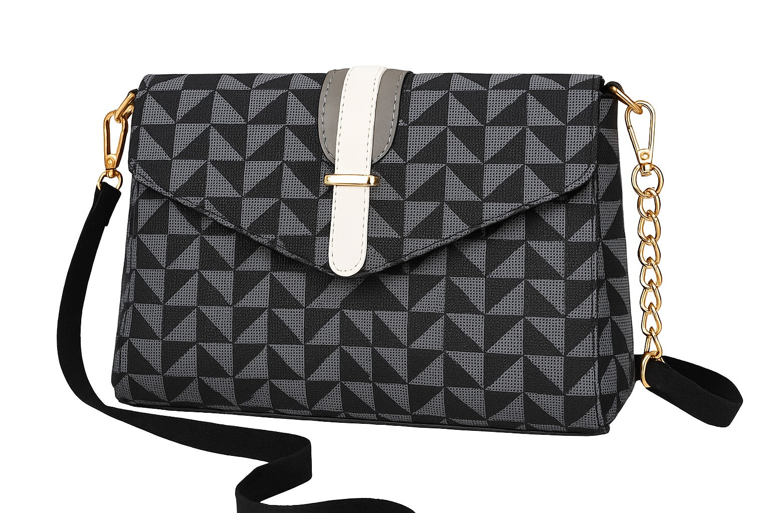 Premium Geometric Pattern Crossbody